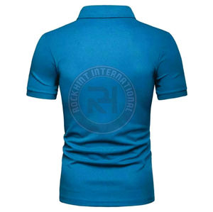 Polo en coton pour homme de qualité supérieure, léger, respirant, à manches courtes, idéal pour un usage quotidien, au bureau et en occasion décontractée - Product Image 1