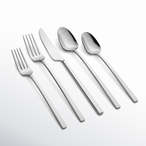 Ensemble de couverts haut de gamme en acier inoxydable, finition polie miroir, pour mariage, hôtel, restaurant, cuisine, au prix le plus bas - Product Image 1