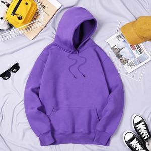 Sweat-shirts d'hiver pour hommes 100 % coton personnalisés avec logo sur mesure, design uni en molleton avec poche - Fabricant OEM/ODM - Product Image 2