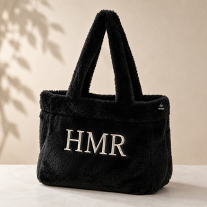 Sac à bandoulière décontracté Delta Sigma pour femme, sac fourre-tout moelleux, sac à main de luxe d'hiver, grand sac fourre-tout en fausse fourrure - Product Image 2