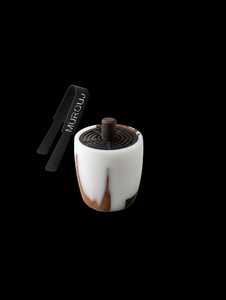 Brûleur à Bakhoor en Résine et Bois Créatif, Mabkhara Artisanale avec Design Rond Artistique pour Bakhoor et Parfums - Product Image 6