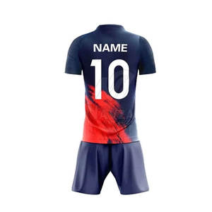 Conjunto de Uniforme de Fútbol Personalizado, Camiseta y Pantalones Cortos de Alto Rendimiento para Liga, Diseño Moderno - Product Image 6