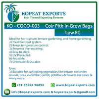 Fibres de coco 100 % biologiques de qualité supérieure, 5 kg, en balles naturelles, certifiées biologiques, pour jardin, toutes saisons, pour importateurs et acheteurs