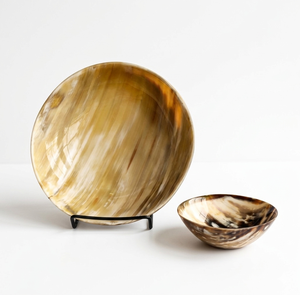 Tazón de Cuerno Natural Hecho a Mano por Artesanos, Ligero, Moderno, Elegante, Ecológico, Apto para Lavavajillas, Vajilla de Lujo para Mesa, Regalo, Uso Doméstico - Product Image 1