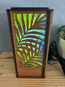 Modern Wooden Bakhoor <b>Burner</b> Sleek Polished Wood Design <b>for</b> Home and Office Decor Natural Finished and Arabic Design Details - Product Image 1