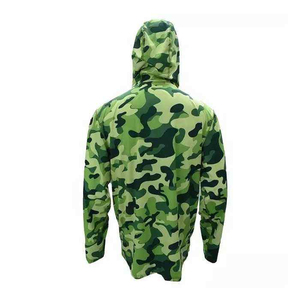 Sweat à capuche unisexe à manches longues avec protection intégrée pour le visage, anti-UV, séchage rapide, respirant, couleur unie, performance - Product Image 6