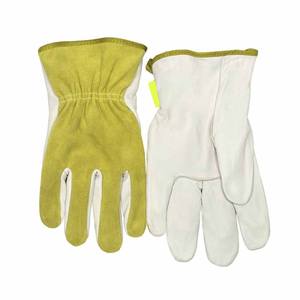 Guantes de Trabajo de Cuero Vacuno y Piel Serraje, Protección para las Manos, Protección Personal, Resistentes a la Abrasión, Duraderos - Product Image 4