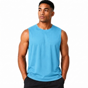 เสื้อกล้ามผู้ชายสีดำ โพลีเอสเตอร์ 100% ระบายอากาศได้ดี สไตล์ไฮสตรีท - Product Image 1
