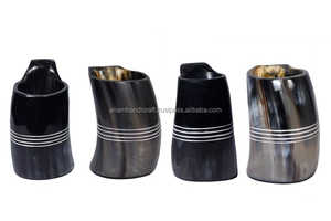 Cuerno para beber de ágata personalizado Natural tallado a mano, cuerno vikingo para beber, cuerno para beber de búfalo para cerveza - Product Image 5