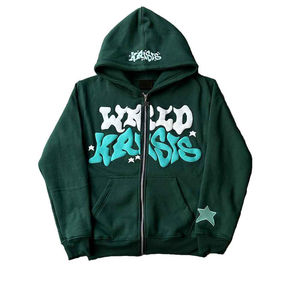 Sudadera con Capucha de Invierno para Hombre, 100% Algodón, Impermeable, con Forro Polar, Diseño Deportivo, Estampado Serigrafiado, de Alta Calidad, Venta al Por Mayor - Product Image 5