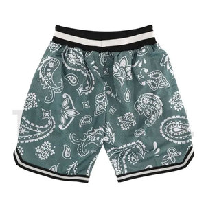 High Quality Men <b>Summer</b> Mesh Shorts Breathable Quick Dry Knee Length Drawstring Closure Customizable Casual Pattern <b>Decoration</b> - Product Image 2