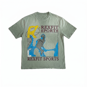 Fabricante de Ropa, Diseño Personalizado, Ropa Urbana, Estampado de Grafiti, Serigrafía, Camiseta Holgada para Hombre, Estilo Vintage, Lavado Ácido - Product Image 2