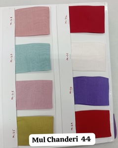 Plane Mull Chanderi <b>Fabric</b> - Product Image 2