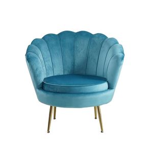 Pink Velvet Accent <b>Sofa</b> Chair Tufted Shell Lounge Armchair Modern Fabric Seat <b>for</b> Living Room <b>Bedroom</b> Hotel - Product Image 3