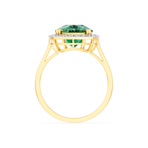 Anillo Clásico Personalizado de Oro Sólido de 14K, 9K, 10K, 18K con Gema de Laboratorio de 6 Quilates, Certificado IGI, Chapado en Rodio, Unisex, MOQ 3 Piezas, 10 Piezas, OEM, ODM, E201342 - Product Image 4