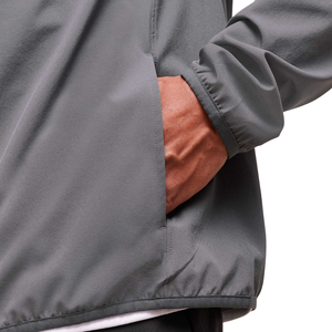 <b>Men</b> Slim Fit Hooded <b>Track</b> <b>Jacket</b> Lightweight Zip Up Windbreaker Running Training Sportswear Casual Activewear Grey Coat - Product Image 6