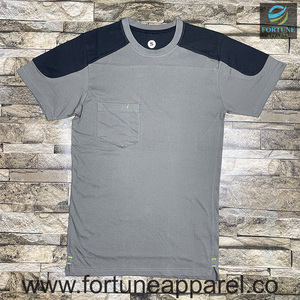 เสื้อยืดคอตตอนผู้ชายทรงปกติแบบสั่งทำพิเศษ-เป็นมิตรกับสิ่งแวดล้อม ระบายอากาศได้ดี ไม่เป็นขุย MOQ ต่ำ จัดส่งรวดเร็ว - Product Image 3