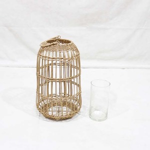 Lanterne décorative artisanale en métal et plastique, avec poignée arquée, écologique, pour la maison – Offre spéciale - Product Image 3