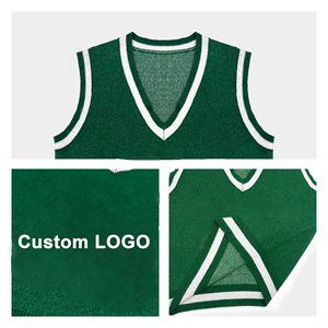 2026 New Custom Autumn Spring Knitted V-Neck Men's Cricket Sweaters <b>Vest</b> High Quality <b>Vest</b> for Kids Sweaters for Wholesale - Product Image 6