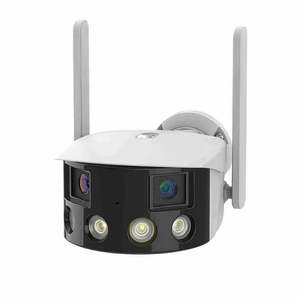 Caméra de sécurité Wi-Fi IP double objectif 4MP en gros avec grand angle de 180° et vision nocturne couleur - Product Image 1