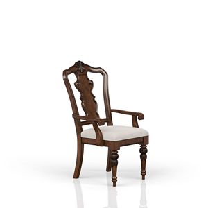 Poltrona Tradizionale in Mogano per Soggiorno - Product Image 3