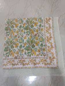 Wholesale Cotton Hand Block Print Leaf Indian Printed Beach <b>Wrap</b> Boho Stole Dupatta Soft Voile Fabric Summer Pareo <b>Sarong</b> Scarf - Product Image 4