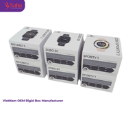 Fabricante de Cajas Rígidas Personalizadas OEM de Vietnam, Caja de Regalo de Papel Kraft Biodegradable y Reciclable para Relojes Inteligentes y Productos Electrónicos de Lujo