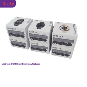 Vietnam OEM Custom Rigid <b>Box</b> Luxury Smartwatch Electronics Packaging Cardboard Gift <b>Box</b> Manufacturer High Quality Wholesale ODM - Product Image 6