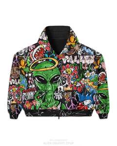 Sweat à capuche personnalisé tendance streetwear, style portrait hip-hop rap, en coton premium 100% doux comme une couverture, pour hommes - Product Image 2