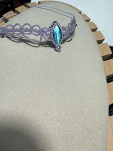 Conjunto de Pulseras de Macramé Hechas a Mano con Malaquita, Cuentas de Piedras Preciosas Verdes Naturales, Cordón Negro y Beige Ajustable, Joyería Boho - Product Image 4