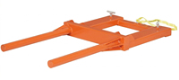 Support de fût horizontal sur mesure pour chariot élévateur, positionneur de fût simple robuste, pince de préhension pour conteneur d'huile de 55 gallons