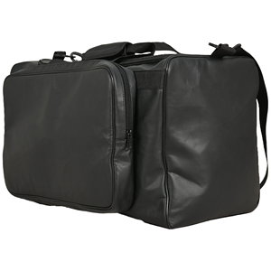 Bolsa de Viaje Deportiva de Poliéster Impermeable Ligera de Cuero PU Negro para Hombre, Bolsa Deportiva Personalizada - Product Image 4