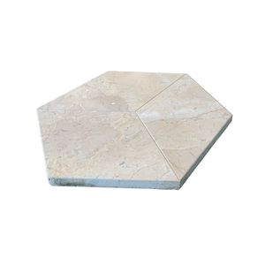 Baldosa de Mármol Natural Hexagonal en Color Amarillo Beige, Acabado Pulido para Piso y Pared, Producto de Piedra Natural Premium - Product Image 3