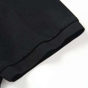 T-shirts pour hommes de haute qualité, décontractés d'été, à manches longues, col roulé, en polyester/coton, haut de gamme, avec patchwork brodé et tissu batik - Product Image 5