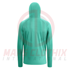 Sudadera con capucha de pesca de manga larga estampada para hombre, diseño de sublimación personalizado, hecha de poliéster, sudaderas con capucha de pesca para hombre. - Product Image 3