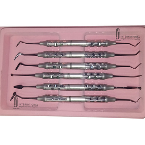 Juego de Instrumentos Dentales de Acero Inoxidable Premium 2026, Personalizado, Manual, 6 Piezas, Ergonómico, Reutilizable, para Rellenos de Composite - Product Image 5