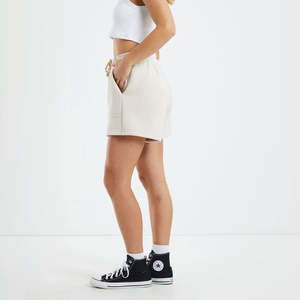 Shorts décontractés pour femmes 100% coton avec grandes poches avant, streetwear quotidien, shorts en molleton doux et chauds, shorts de sport, shorts en gros - Product Image 2