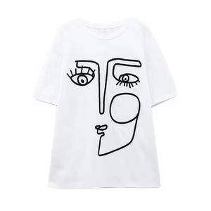 Camiseta de Algodón con Serigrafía de Alta Calidad, Diseño de Logotipo y Talla Personalizados, Corte Regular, Estilo Oversize - Product Image 5