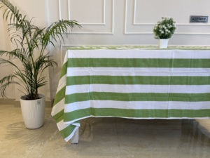Handmade Vintage Cotton <b>Tablecloth</b> Decorative <b>Wedding</b> Table Cover for 8 Seaters for Home & Hotel Use Washed <b>Tablecloth</b> Gift - Product Image 1