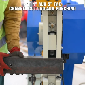 Máquina Punzonadora, Cortadora y Entalladora Hidráulica para Trabajos de Hierro, Equipo de Fabricación de Metal de Uso Pesado Semiautomático Industrial - Product Image 5