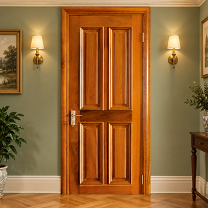 Puerta Interior Moderna GA-08S |   Panel Moldeado con Acabado de Madera Sólida, Diseño Personalizado para Apartamentos y Dormitorios - Product Image 1