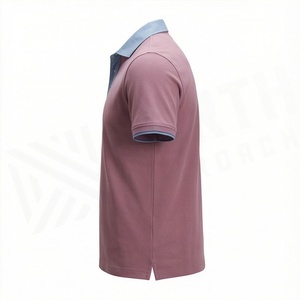 เสื้อโปโลผู้ชายสไตล์ลำลองสำหรับตีกอล์ฟ  ผ้าฝ้ายระบายอากาศได้ดี ไซส์ใหญ่  สตรีทแวร์  รับสกรีนโลโก้  สีสันและสไตล์ตามสั่ง - Product Image 3