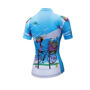 Maillots de Ciclismo con Estampado de Sublimación Completa Ultraligeros, Diseños Personalizados, Manga Corta, Tela Suave de Poliéster, Ropa de Ciclismo para Mujer - Product Image 2
