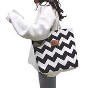 Bolso de mensajero personalizado de calidad superior para mujer estilo bohemio geométrico dibujos animados Tote Sling cremallera diseño Simple de moda algodón - Product Image 1