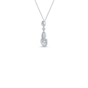 จี้ทองคำสไตล์วินเทจ Purecarat ประดับเพชรทรงลูกแพร์ เครื่องประดับอัญมณีชั้นดี ดีไซน์หรูหรา - Product Image 4