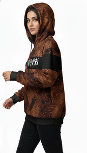 Sweat à capuche unisexe oversize moderne pour l'hiver, avec impression par sublimation brodée, pour les collections streetwear décontractées - Product Image 5