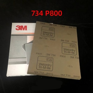 Cho 734 nhiệm vụ nặng nề Silicone duy nhất hai mặt sợi thủy tinh ướt/khô mài mòn giấy nhám tấm cho ô tô đánh bóng - Product Image 5