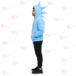 Sweat-shirt d'hiver urbain chaud pour homme, en molleton de coton 470 GSM, avec fermeture éclair intégrale, fabrication OEM, marque privée - Product Image 3