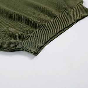 Latest Design 100% Cotton Casual Knitted <b>Cardigan</b> Full Sleeve Autumn Wear Solid Color - Product Image 2