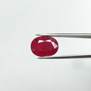 พลอยทับทิมธรรมชาติพม่ารูปไข่ 5.54 กะรัต RBHO-1 - Product Image 1